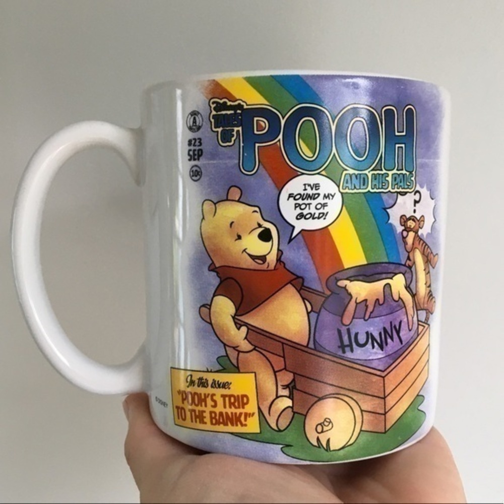 Disney Store Winnie the Pooh Pot of Gold Mug Cup